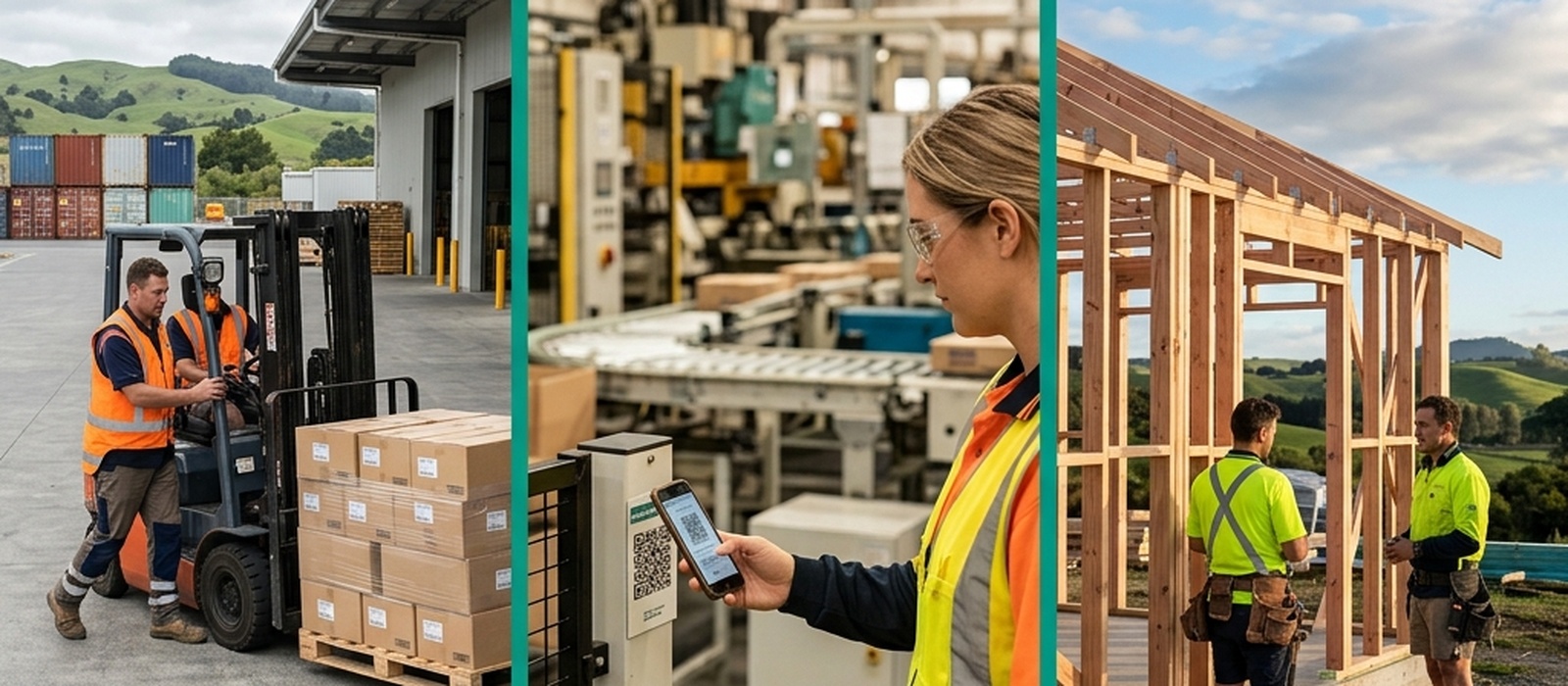 SiteKey site access management running across multiple New Zealand logistics, manufacturing and construction sites
